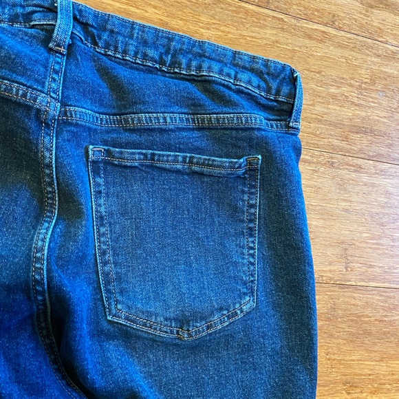 16T OLD NAVY Classic Blue High-Waisted OG Straight Utility Jeans - Picture 9 of 12